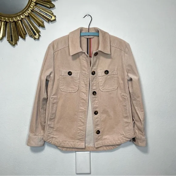 Boden Corduroy Button Up Long Sleeve Shirt Jacket - Picture 4 of 15